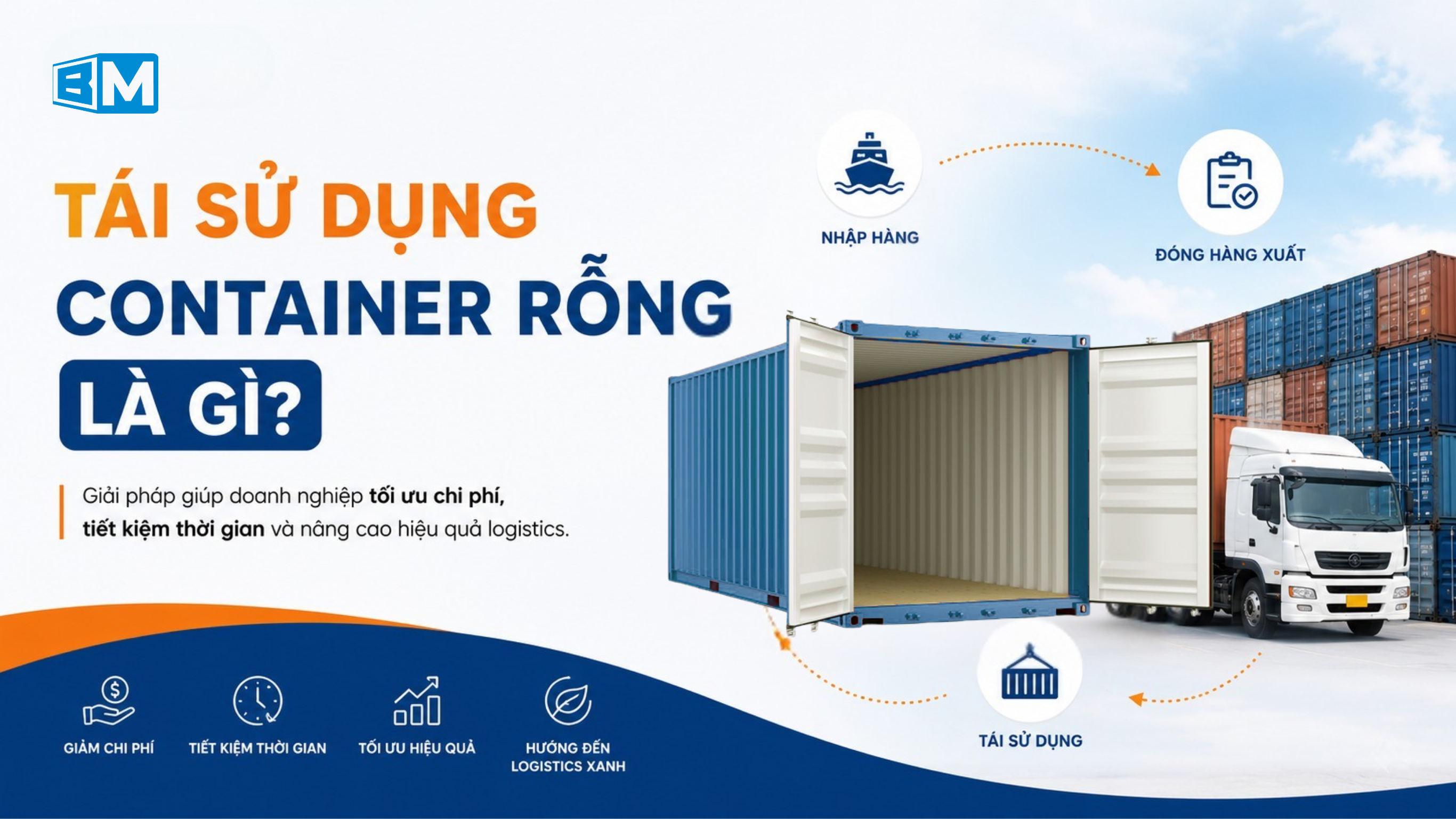 Tái sử dụng container rỗng là gì?