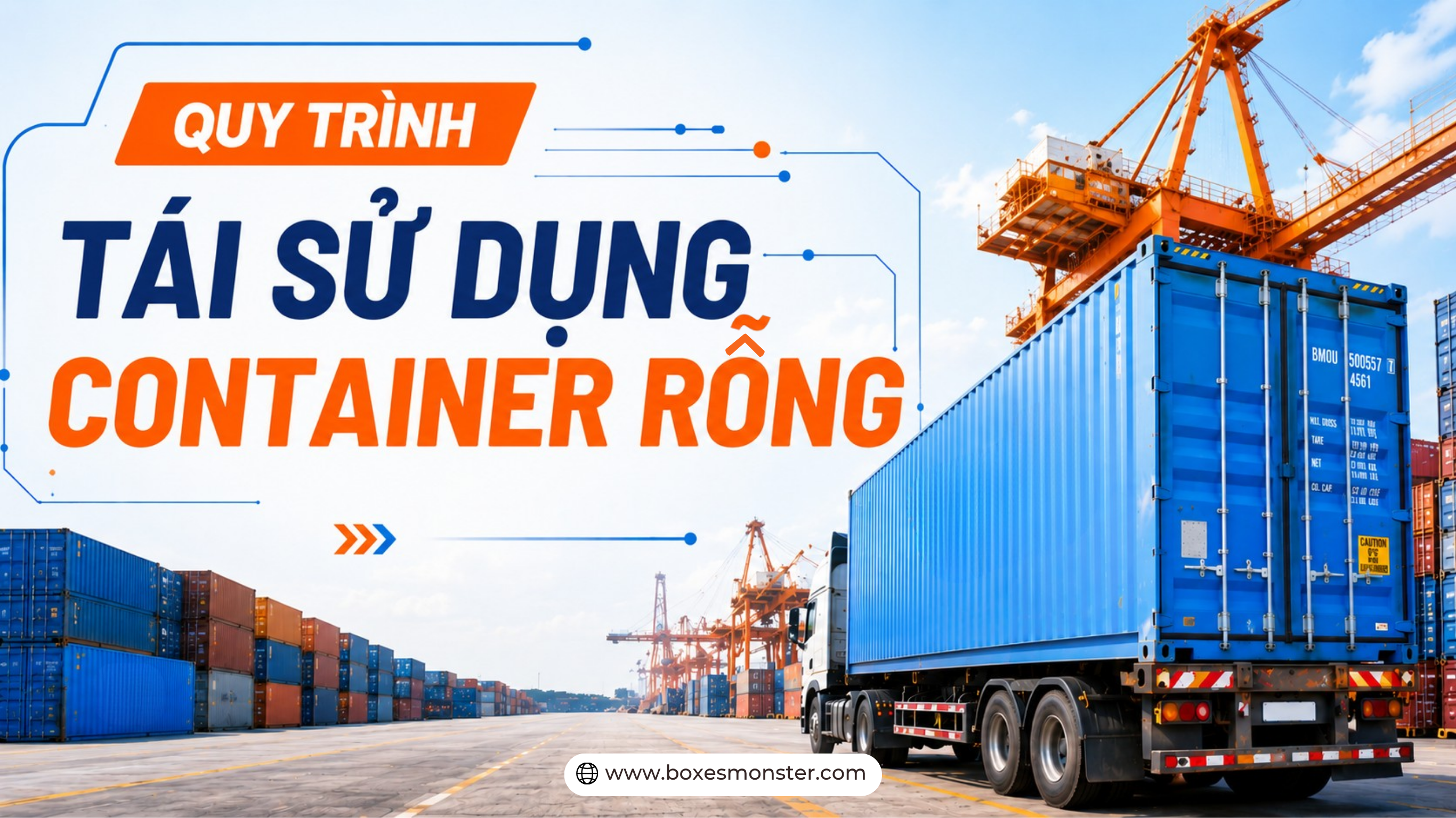 Quy trình tái sử dụng container rỗng