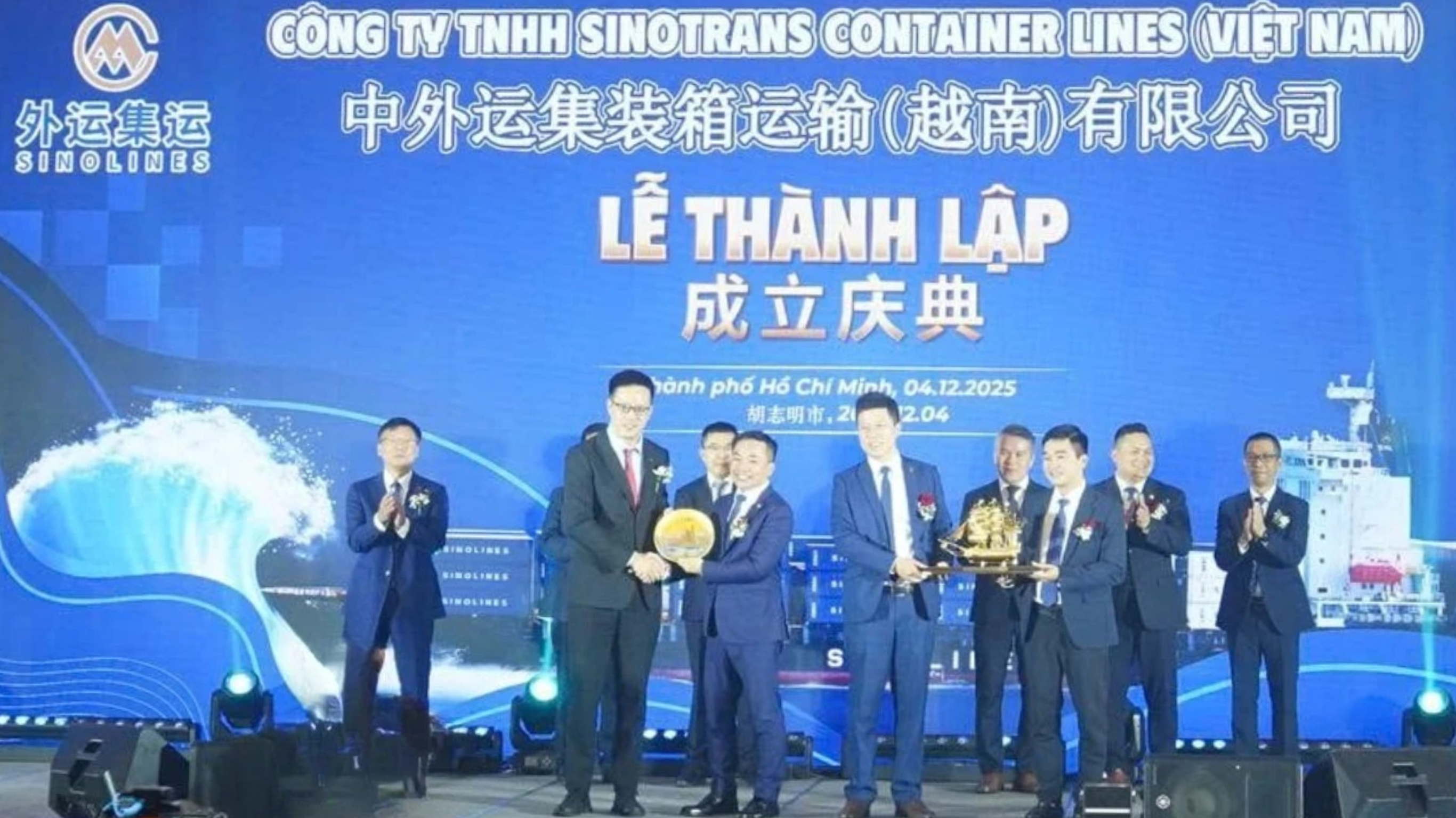 Hãng tàu Sinolines chính thức ra mắt tại thị trường Việt Nam vào tháng 12/2025